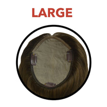 Load image into Gallery viewer, WS Silk Base Top-of-the-Head Piece Large | Premium Remi | #14 Sandy Blonde