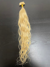 Load image into Gallery viewer, WS Fusion Hair Extensions | euronaturals Premium Remi | #613 Lightest Warm Blonde
