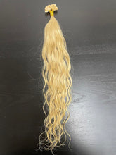 Load image into Gallery viewer, Fusion Hair Extensions | euronaturals Premium Remi | #60 Lightest Ash Blonde
