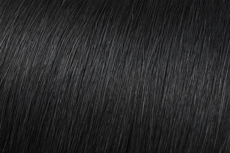 Clip-in Hair Extensions | euronaturals Premium Remi | #1 Jet Black