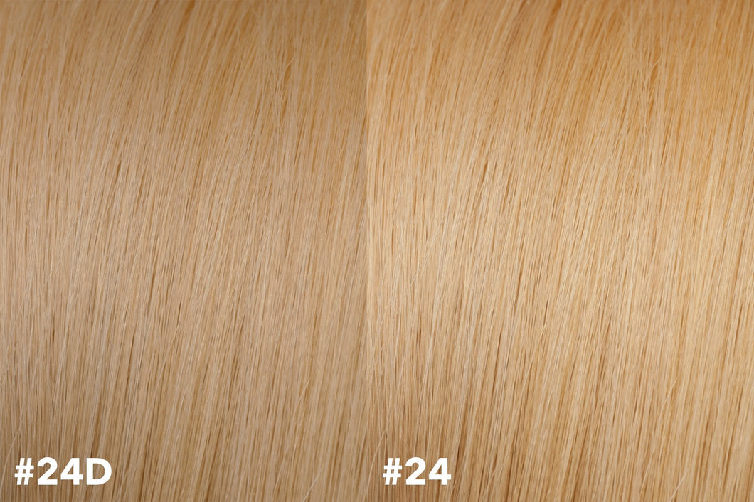 WS Tape-in Hair Extensions | euronaturals Premium Remi | #24D Medium Golden Blonde