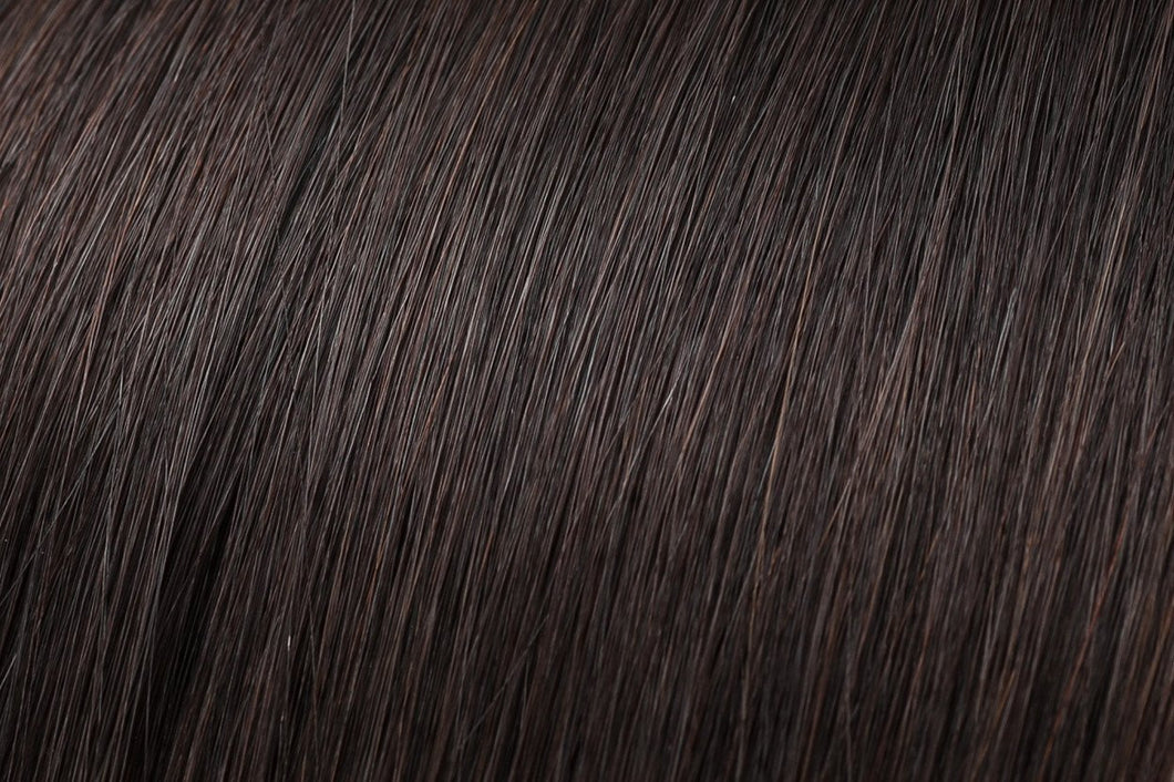 WS Fusion Hair Extensions | euronaturals Elite Remi | #3 Dark Chocolate Brown