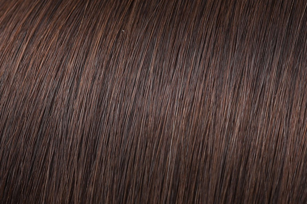 Clip-in Hair Extensions | euronaturals Classic Remi | #3 Dark Chocolate Brown