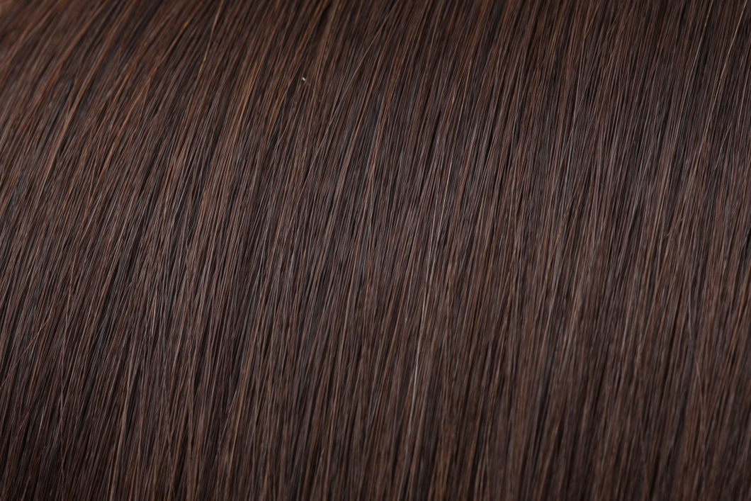 Invisible Tape Hair Extensions | euronaturals Premium Remi | #3 Dark Chocolate Brown