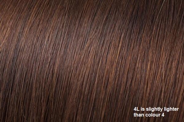 WS i-Tip Hair Extensions | euronaturals Classic Remi | #4L Medium Chocolate Brown