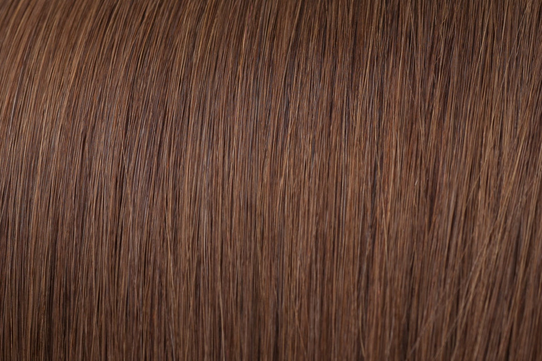 Invisible Tape Hair Extensions | euronaturals Premium Remi | #6 Light Brown