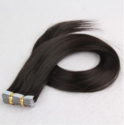 Tape-in Hair Extensions | Intatta Virgin Remi | #1B Natural Black-Brown (40G)