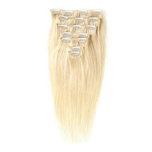 Load image into Gallery viewer, WS Clip-in Hair Extensions | euronaturals Classic Remi | #14 Sandy Blonde
