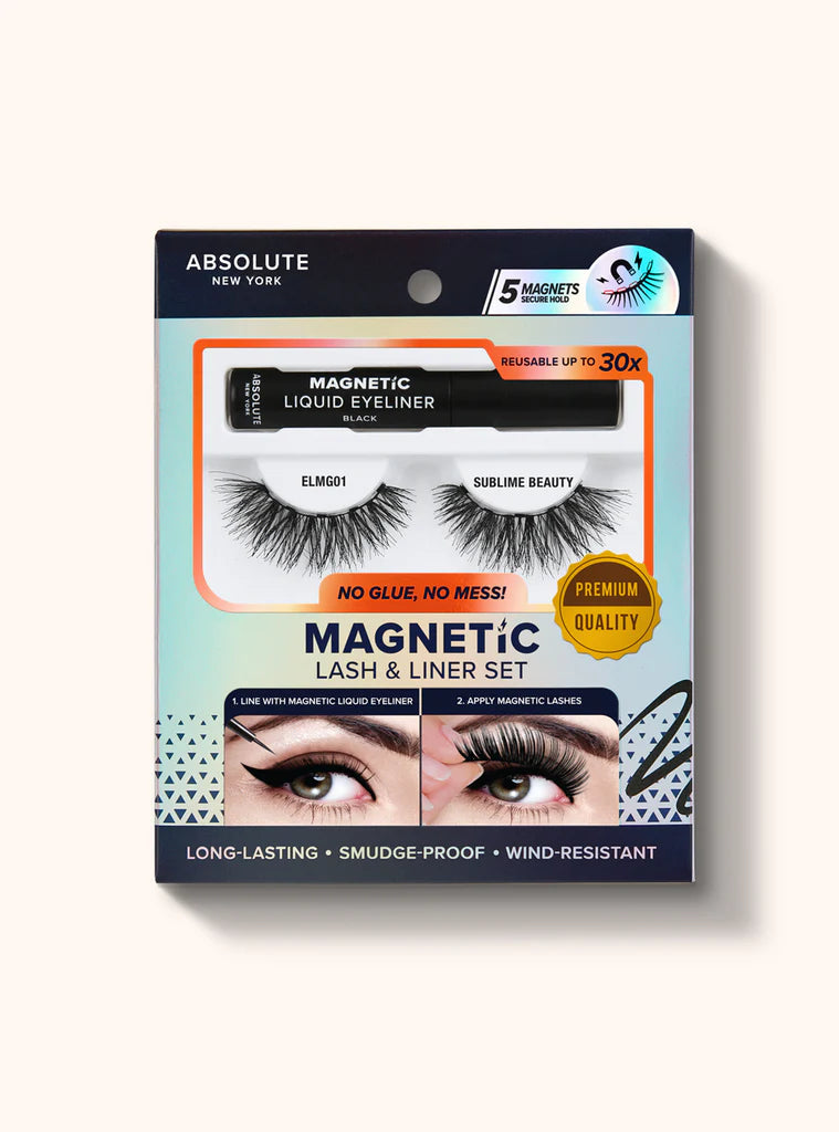 WS Absolute New York Magnetic Lashes with Liner | #01 Sublime Beauty