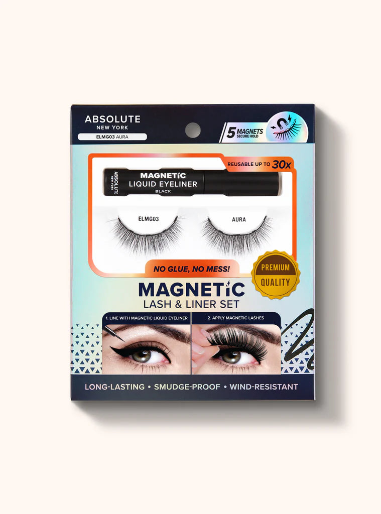 Absolute New York Magnetic Lashes with Liner | #03 Aura
