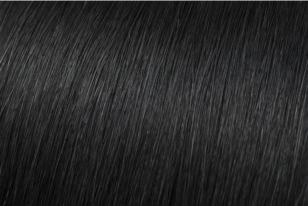 WS Fusion Hair Extensions | euronaturals Elite Remi | #1 Jet Black